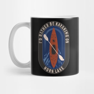 Id Rather Be Kayaking On Horn Lake in Wisconsin Mug